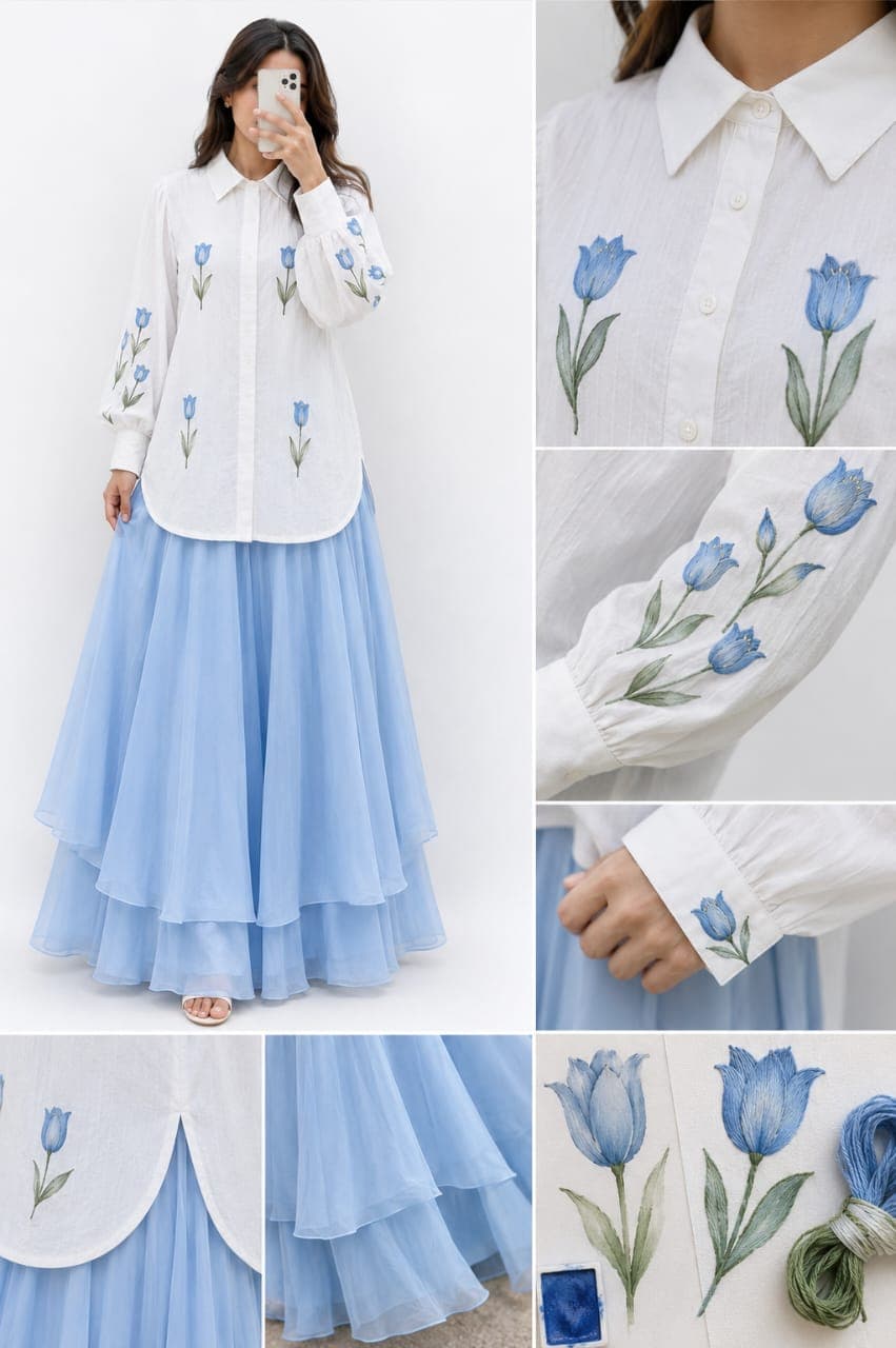 Iqra Resham Gown